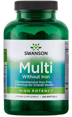 Swanson Multi bez dzelzs – 120 kapsulas