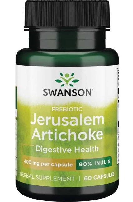 Swanson prebiotikas – topinambūri, 400 mg – 60 kapsulas