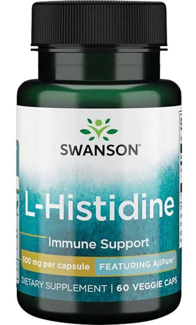 Swanson AjiPure L-histidīns, 500 mg – 60 kapsulas