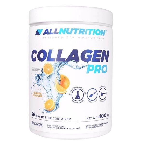 Allnutrition kolagēns Pro, apelsīnu garša – 400 g