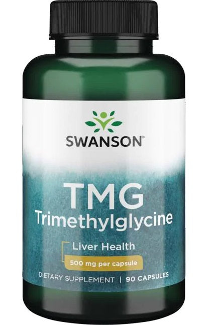 Swanson TMG (trimetilglicīns), 500 mg – 90 kapsulas