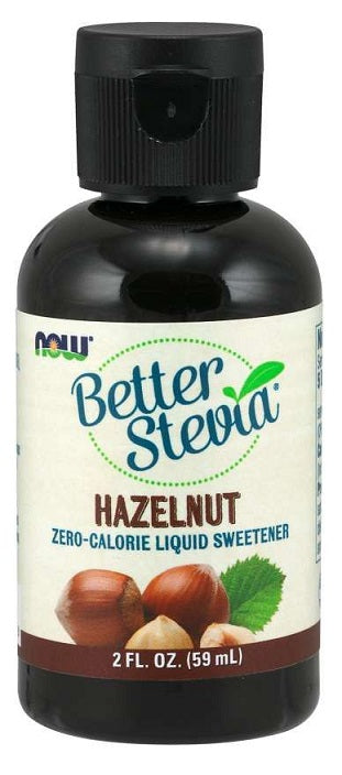 Produkto nuotrauka: NOW Foods Better Stevia Liquid, Hazelnut - 59 ml.