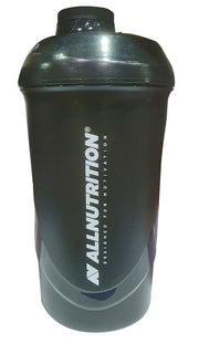 Allnutrition šeikeris ar 2 logotipiem, melns – 600 ml.