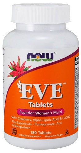 NOW Foods Eve Sievietēm paredzēts multivitamīnu komplekss – 180 tabletes