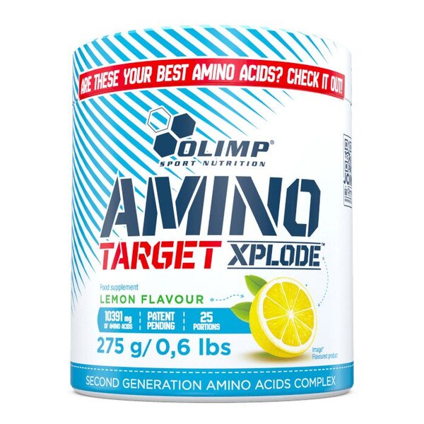 Olimp Nutrition Amino Target Xplode, citrona garša - 275 g