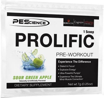 PEScience produktīvs, skābais zaļais ābols – 7 g (1 porcija)