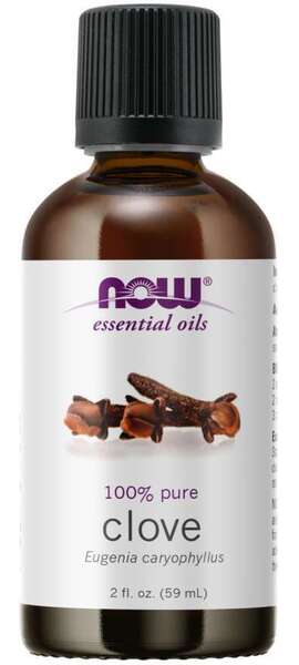 NOW Foods ēteriskā eļļa, krustnagliņu eļļa - 59 ml.