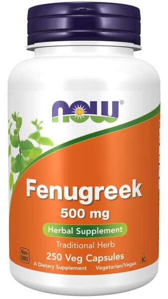 NOW Foods Trigonella, 500 mg – 250 kapsulas