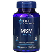 Life Extension MSM, 1000 mg – 100 kapsulas