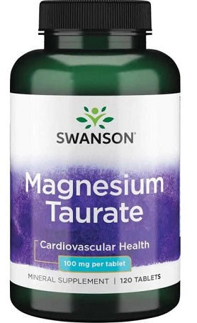 Swanson magnija taurāts, 100 mg – 120 tabletes