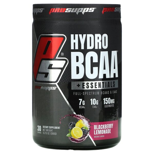 ProSupps HydroBCAA + Essentials, kazeņu limonāde - 390 g