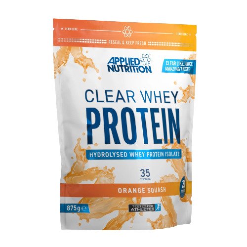 Applied Nutrition Clear Whey Protein, ar apelsīnu garšu – 875 g