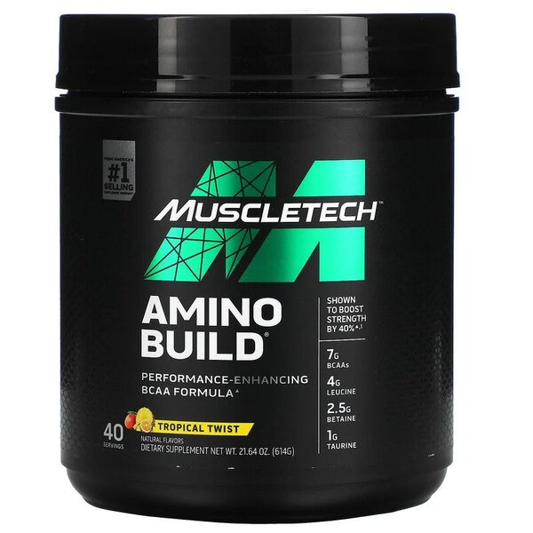 MuscleTech Amino Build, tropu vērpums – 614 g