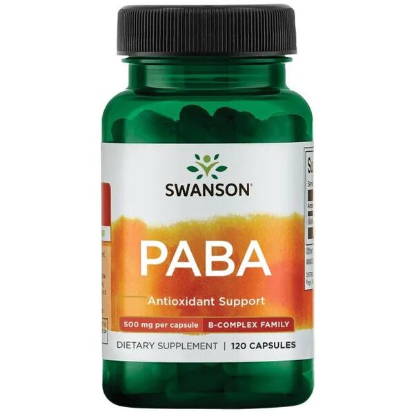 Swanson PABA, 500 mg - 120 kapsulas