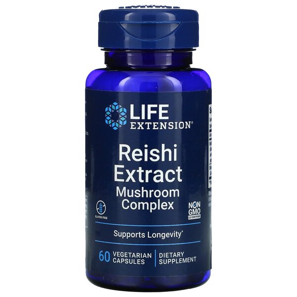 Life Extension Reishi Extract Mushroom Complex 60 – 60 kapsulas