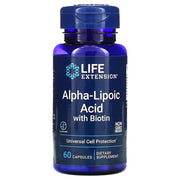 Life Extension Alpha Lipoic Acid Biotin 60 Caps – 60 kapsulas