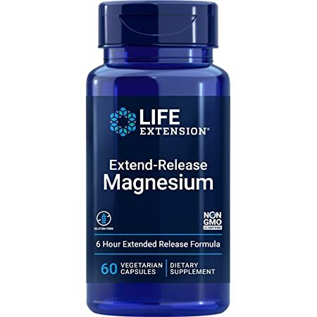 Life Extension pailginto atpalaidavimo magnijs – 60 kapsulas