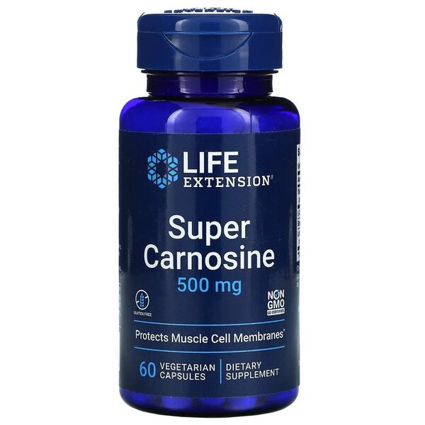 Life Extension Super Carnosine, 500 mg – 60 kapsulas