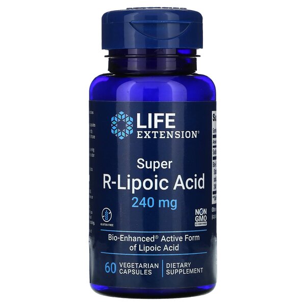 Life Extension Super R – liposkābe, 240 mg – 60 kapsulas