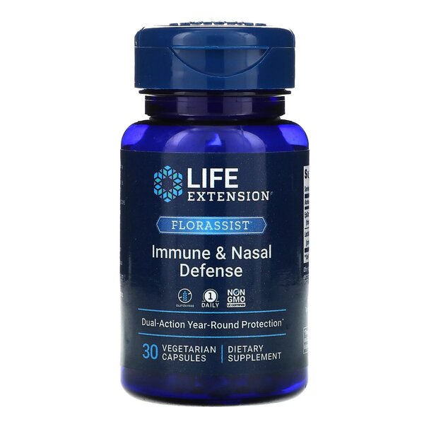 Life Extension Florassist imūnai un deguna aizsardzībai – 30 kapsulas