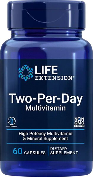 Life Extension, paauglių multivitamīni, 60 kapsulas
