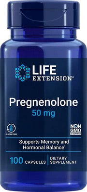 Life Extension Pregnenolone, 50 mg – 100 kapsulas