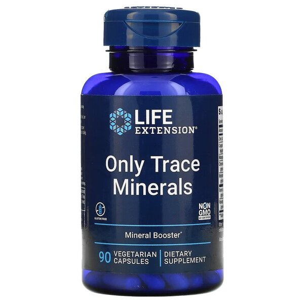 Life Extension Only Trace Minerals 90 — 90 kapsulas