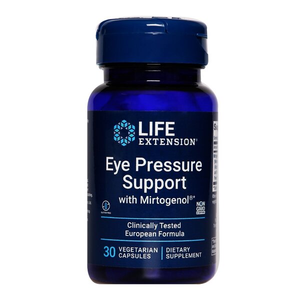Life Extension acu spiediena atbalsts ar mirtogenolu – 30 kapsulas