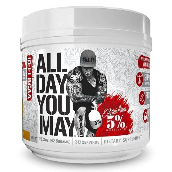 5% Nutrition uzturvielas AllDayYouMay – leģendāra sērija, mango un ananāsu – 435 g