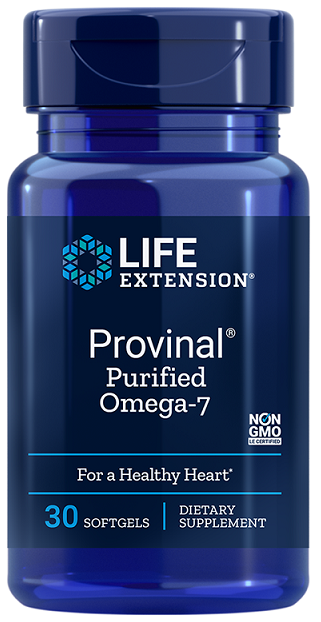 Life Extension Provinal attīrīts Omega-7 – 30 kapsulas