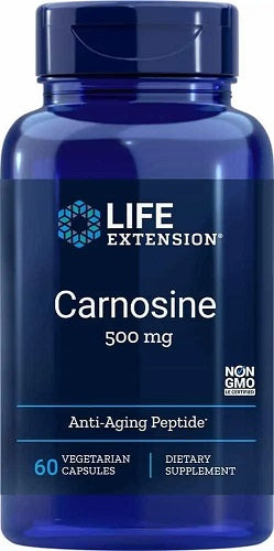 Life Extension karnozīns, 500 mg - 60 kapsulas