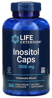 Life Extension inozīta kapsulas, 1000 mg - 360 kapsulas