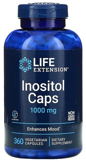 Life Extension inozīta kapsulas, 1000 mg - 360 kapsulas