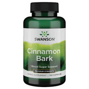 Swanson kanēļa mizas ekstrakts, maksimālais stiprums – 120 kapsulas