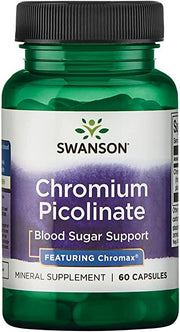 Swanson hroma pikolināts ar Chromax, 200 mcg – 60 kapsulas