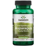 Swanson Full Spectrum Sparģeļu jaunie dzinumi, 400 mg – 60 kapsulas