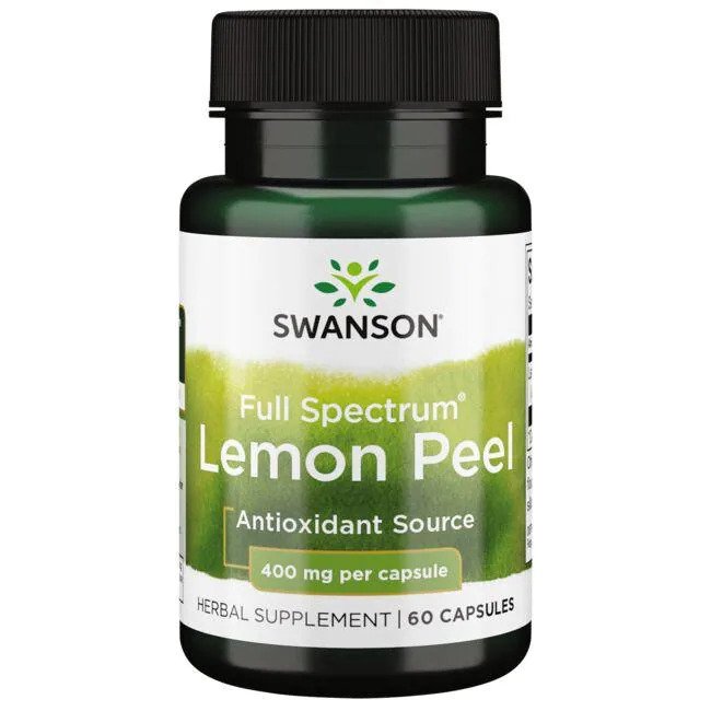 Swanson pilna spektra citronu mizas, 400 mg – 60 kapsulas