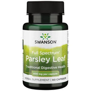 Swanson plaša spektra pētersīļu lapas, 400 mg – 60 kapsulas