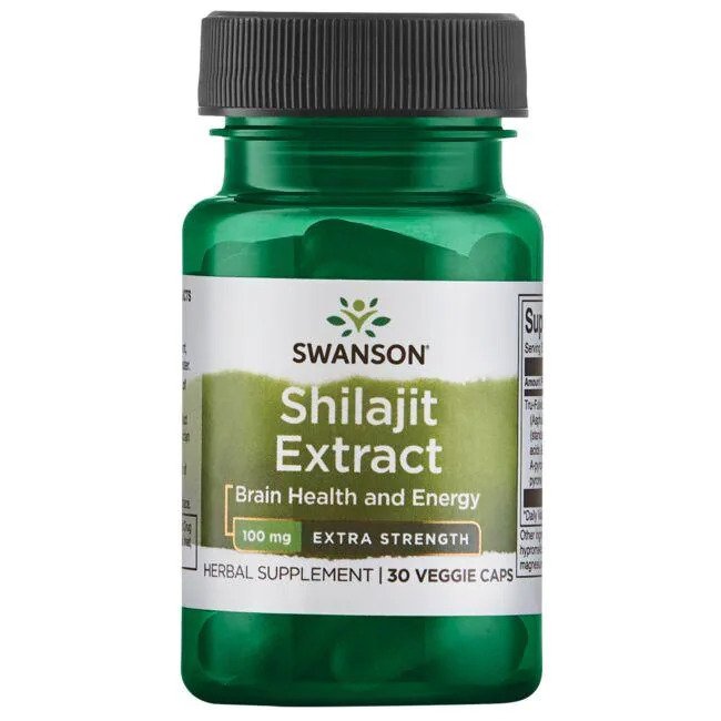Swanson Shilajit ekstrakts, 100 mg – 30 kapsulas