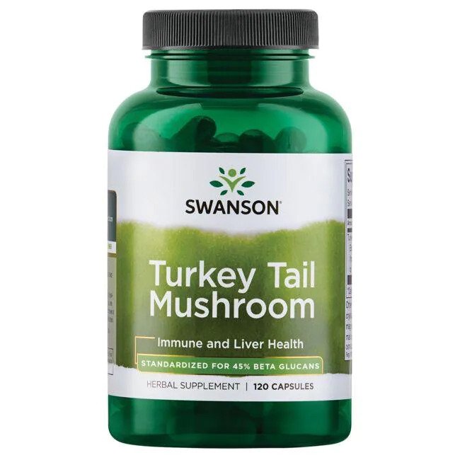 Swanson Tītaru astes sēnes – 120 kapsulas