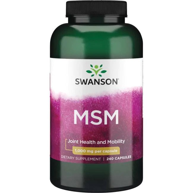 Swanson MSM, 1000 mg – 240 kapsulas