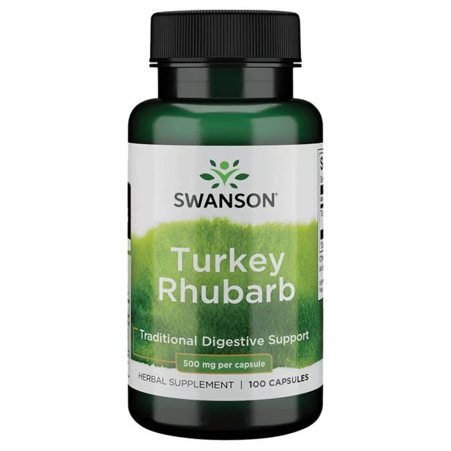 Swanson Turmeric Rhubarb – 100 kapsulas