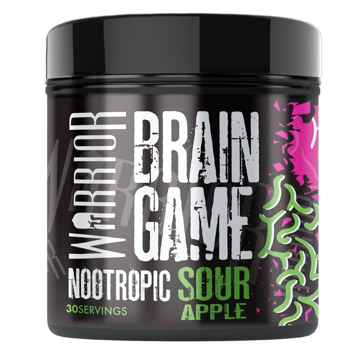Warrior Brain Game, skābs ābols – 360 g