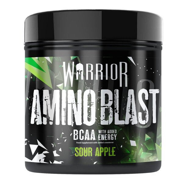 Warrior Amino Blast, skābo ābolu garša – 270 g