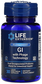Life Extension Florassist GI ar fāgu tehnoloģiju – 30 šķidrās kapsulas