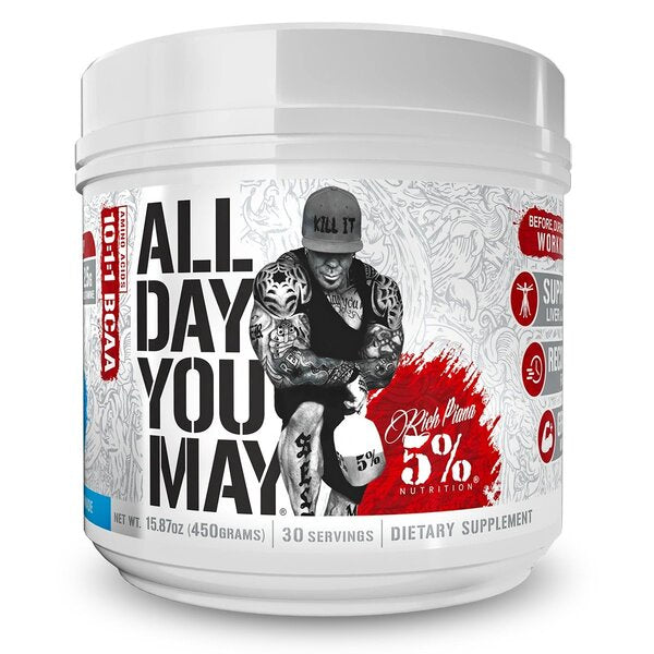 5% Nutrition uzturvielas AllDayYouMay, leģendārā sērija, melleņu limonāde – 450 g