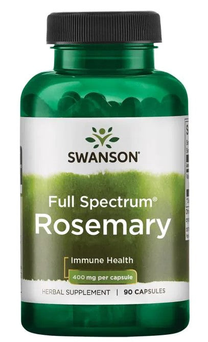 Swanson Rozmarīns, 400 mg – 90 kapsulas