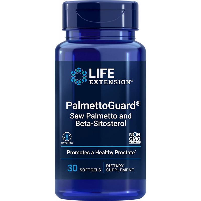 Life Extension PalmettoGuard palmasabals ar beta-sitosterolu – 30 kapsulas