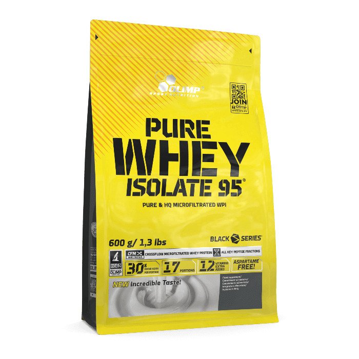 Olimp Nutrition Pure Whey izolāts 95, vaniļas saldējums - 600 g