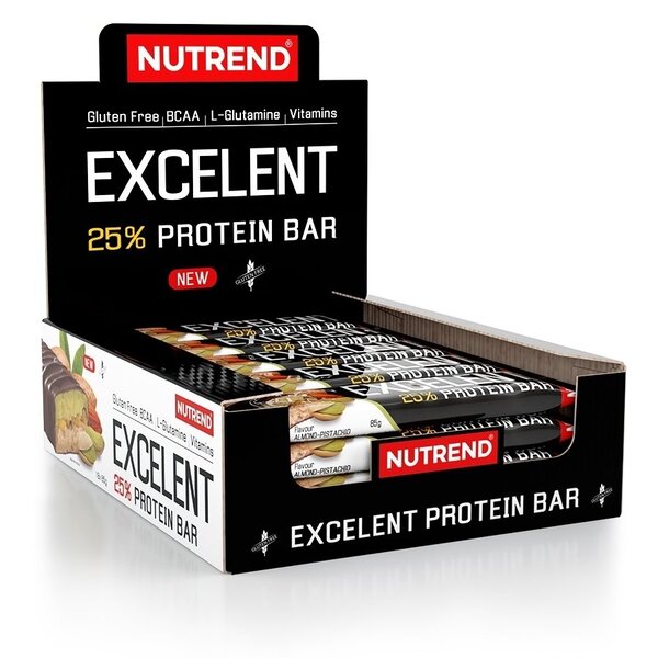 Nutrend Excelent 25% proteīna batoniņš, šokolādes kokoss — 18 x 85 g